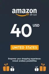 Amazon $40 USD Gift Card (US) - Digital Code