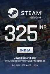 Product Image - Steam Wallet ₹325 INR Gift Card (IN) - Digital Code