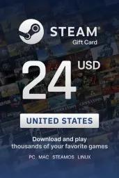 Steam Wallet $24 USD Gift Card (US) - Digital Code