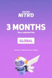 Discord Nitro 3 Months Trial Subscription - Digital Code