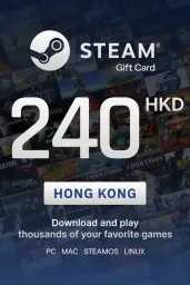Product Image - Steam Wallet $240 HKD Gift Card (HK) - Digital Code