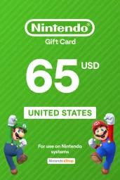 Nintendo eShop $65 USD Gift Card (US) - Digital Code
