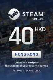 Product Image - Steam Wallet $40 HKD Gift Card (HK) - Digital Code