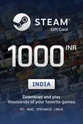 Steam Wallet ₹1000 INR Gift Card (IN) - Digital Code