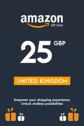 Amazon £25 GBP Gift Card (UK) - Digital Code