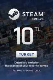 Product Image - Steam Wallet ₺10 TL Gift Card (TR) - Digital Code
