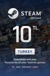 Steam Wallet ₺10 TL Gift Card (TR) - Digital Code