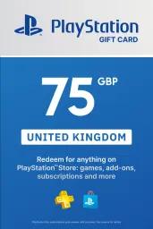 PlayStation Store £75 GBP Gift Card (UK) - Digital Code