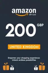 Amazon £200 GBP Gift Card (UK) - Digital Code