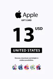 Apple $13 USD Gift Card (US) - Digital Code