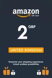 Amazon £2 GBP Gift Card (UK) - Digital Code