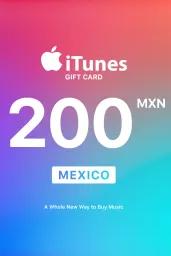 Apple iTunes $200 MXN Gift Card (MX) - Digital Code