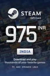 Steam Wallet ₹975 INR Gift Card (IN) - Digital Code