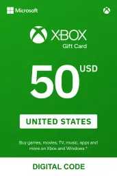 Product Image - Xbox $50 USD Gift Card (US) - Digital Code