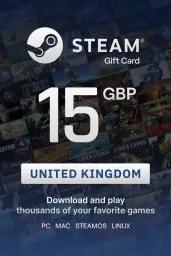 Steam Wallet £15 GBP Gift Card (UK) - Digital Code