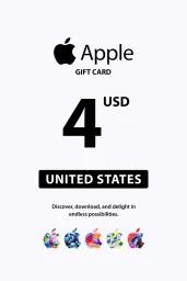 Apple $4 USD Gift Card (US) - Digital Code
