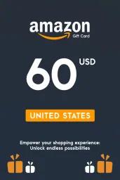 Amazon $60 USD Gift Card (US) - Digital Code