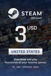 Steam Wallet $3 USD Gift Card (US) - Digital Code
