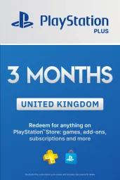 PlayStation Plus 3 Months Membership (UK) - PSN - Digital Code