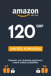 Amazon £120 GBP Gift Card (UK) - Digital Code
