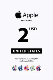 Apple $2 USD Gift Card (US) - Digital Code