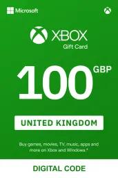 Xbox £100 GBP Gift Card (UK) - Digital Code