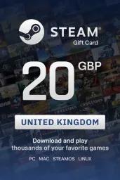 Steam Wallet £20 GBP Gift Card (UK) - Digital Code