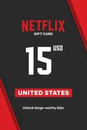 Netflix $15 USD Gift Card (US) - Digital Code