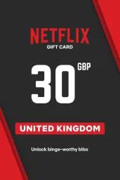 Netflix £30 GBP Gift Card (UK) - Digital Code