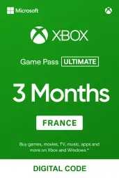 Product Image - Xbox Game Pass Ultimate 3 Months (FR) - Xbox Live - Digital Code