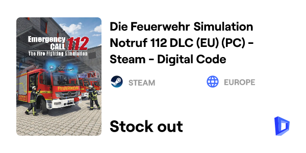 Buy Die Feuerwehr Simulation Notruf 112 DLC (EU) (PC) - Steam - Digital Code