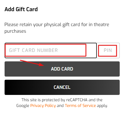 Regal Gift Card Activation | Driffle