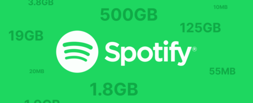 How much data does spotify use cover image