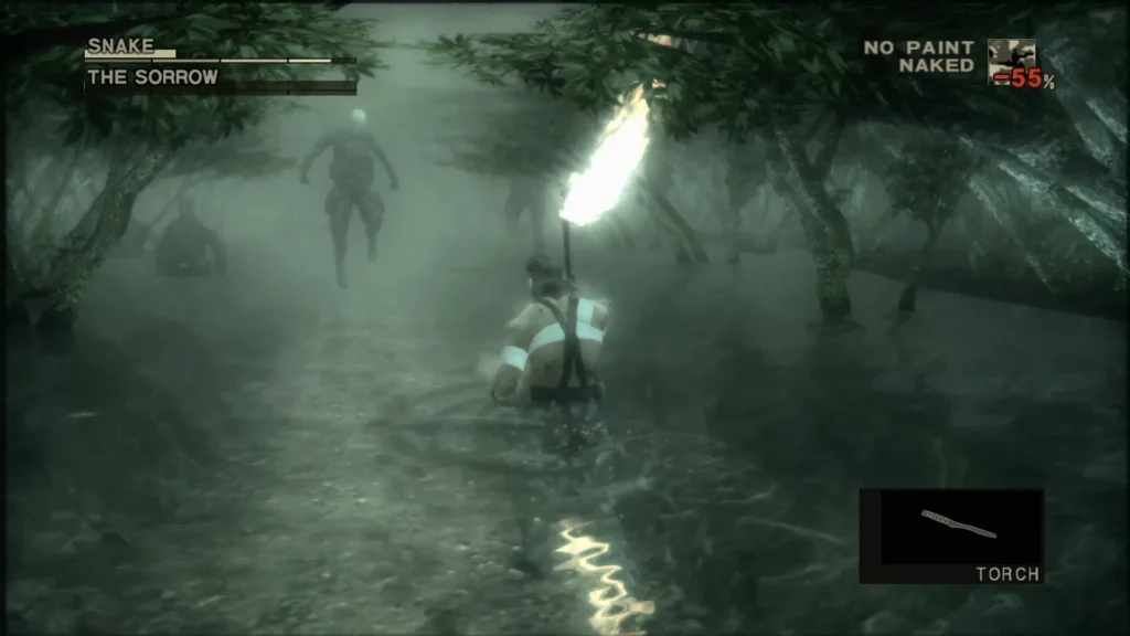Original Metal Gear Solid 3 Snake Eater, River of the Dead. 