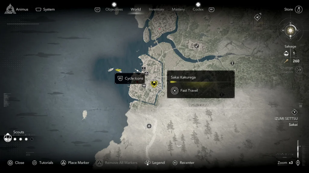 How to Fast Travel in Assassin's Creed Shadows