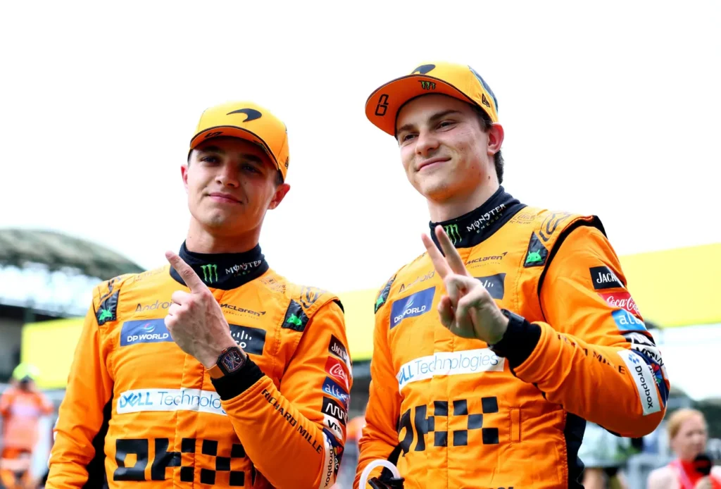 oscar piastri and lando norris
