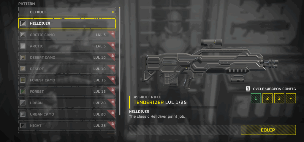 Helldivers 2 Weapon Customization