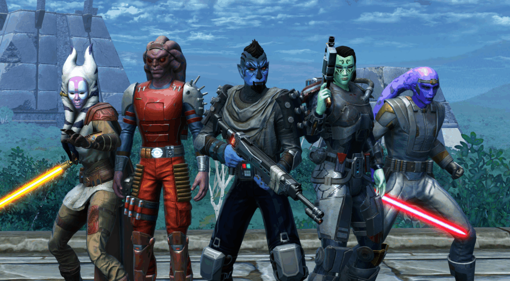 Star Wars The Old Republic customization options