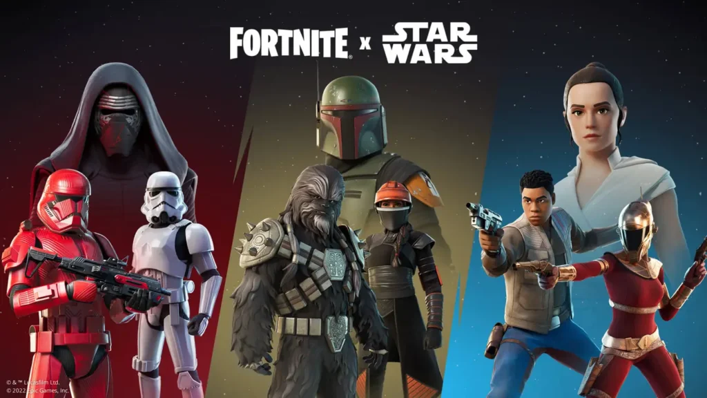 star wars x fortnite