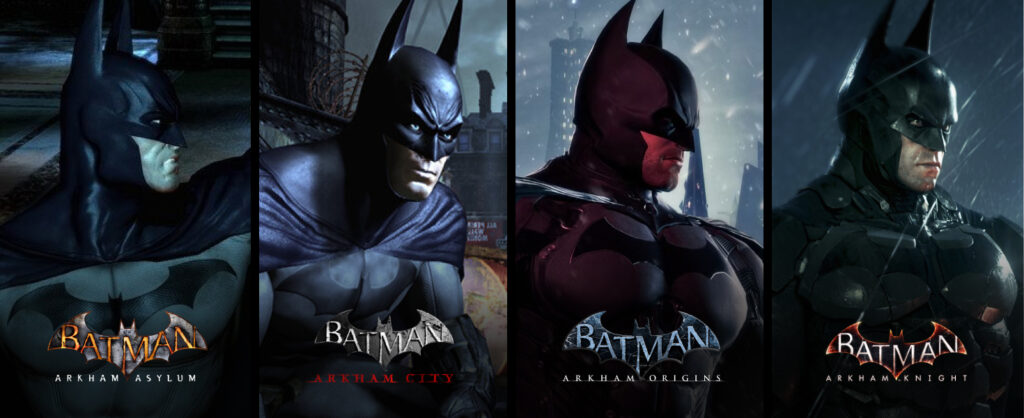 batman Arkham series comparison