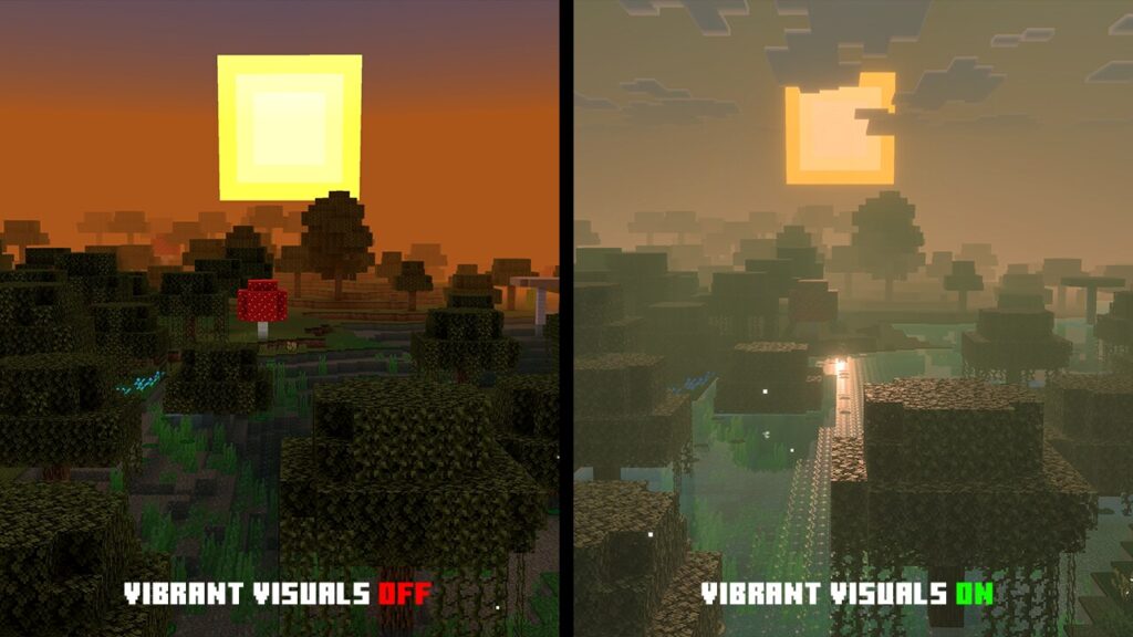Vibrant Visuals Minecraft 