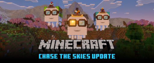 Minecraft Chase The Skies Update Cover Image