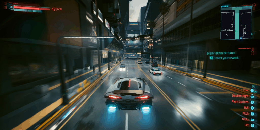 Flying Card Mod Cyberpunk 2077