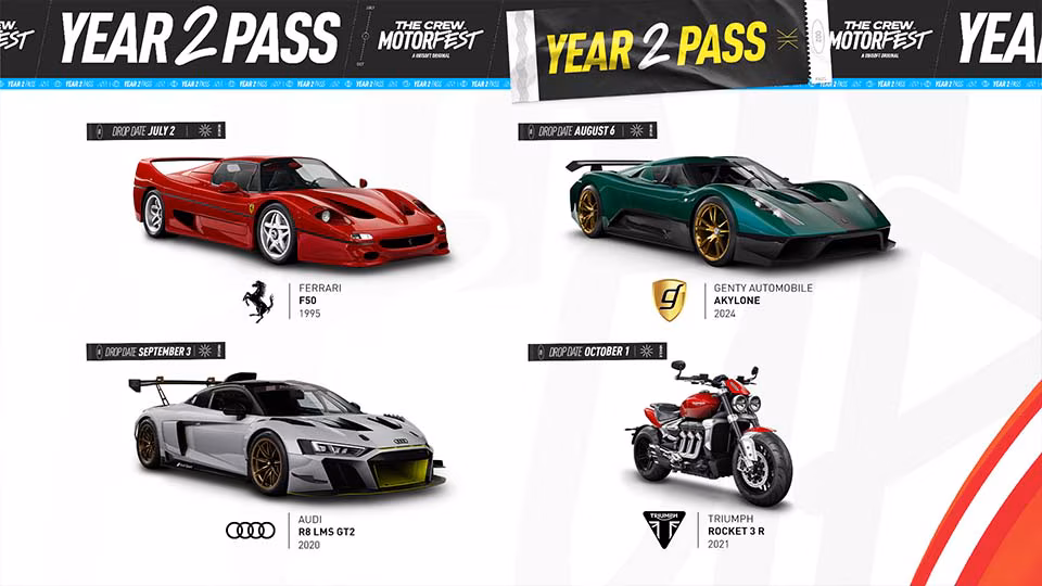 The Crew Motorfest Season 7 year 2 year 2 pass