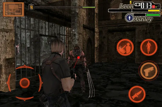 RE 4 Mobile Edition gameplay