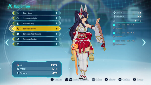 Character optimization in Edens Zero 