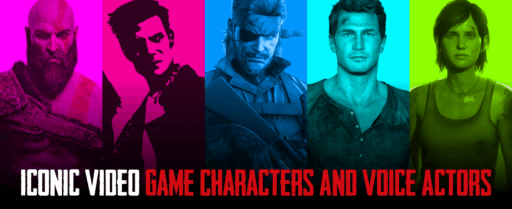 Iconic Video Game Characters & Voice Actors Cover Image