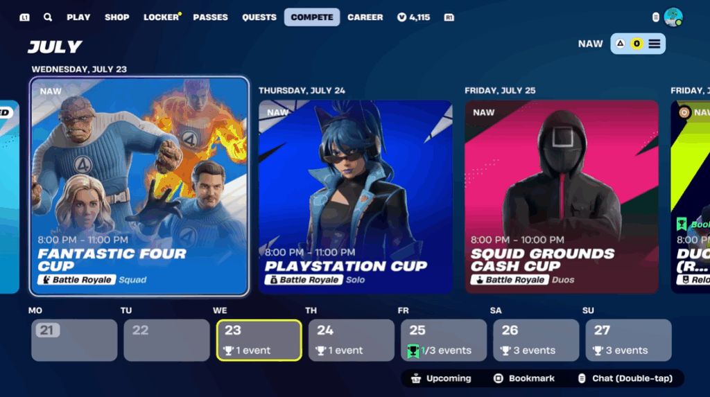 Fortnite Fantastic Four Cup