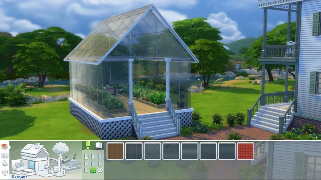 glass walls in sims 4 