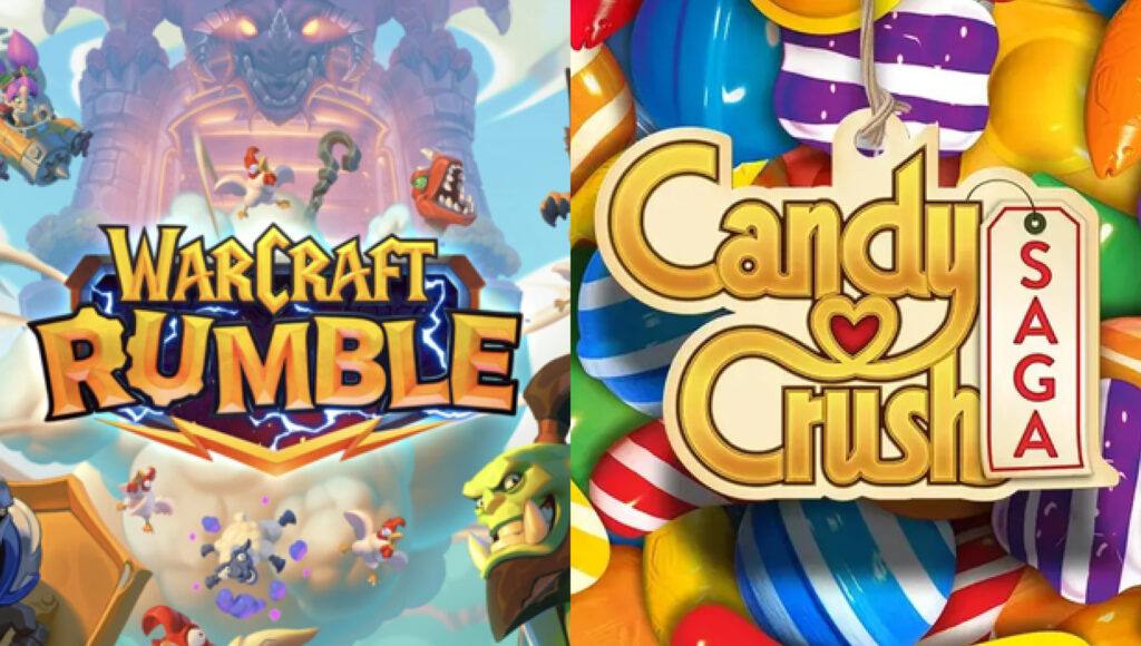 Warcraft Rumble and Candy Crush 